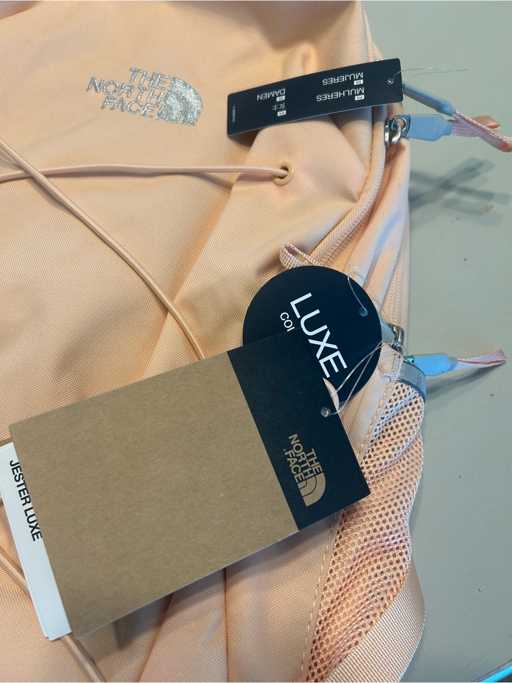The North Face Jester Luxe Backpack - Peach - Picture 3 of 6